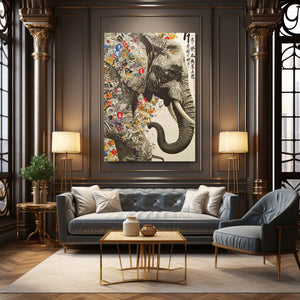 Pop Art Elephant Blind | MusaArtGallery™