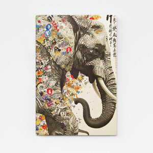 Pop Art Elephant Blind | MusaArtGallery™