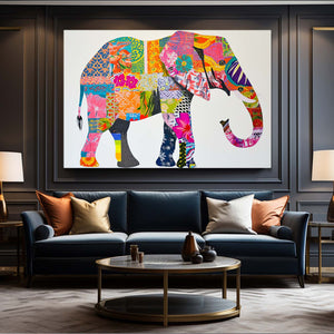Colorful Art Elephant | MusaArtGallery™