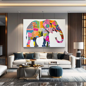Colorful Art Elephant | MusaArtGallery™