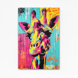 Pop Art Giraffe Artwork