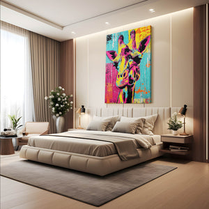 Pop Art Giraffe Artwork