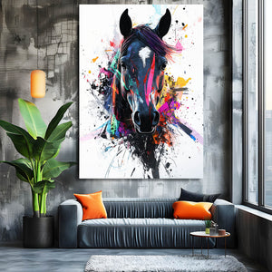 Pop Art Horse Canvas