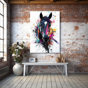 Pop Art Horse Canvas