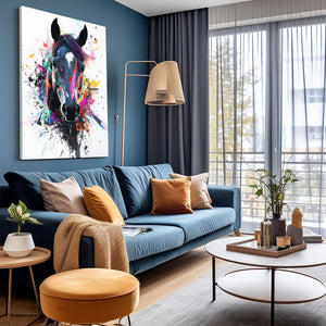 Pop Art Horse Canvas