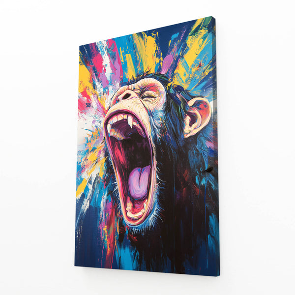 Pop Art Monkey Canvas