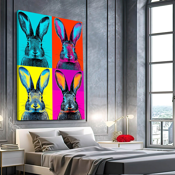 Pop Art Rabbit Wall Art