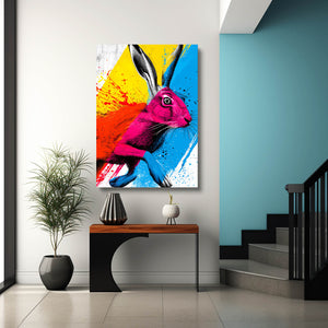 Pop Art Rabbit Wall Decor