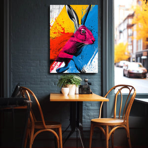 Pop Art Rabbit Wall Decor