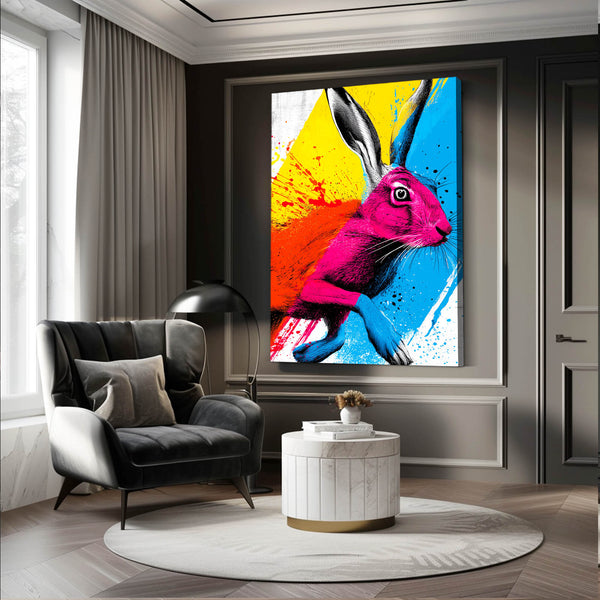 Pop Art Rabbit Wall Decor