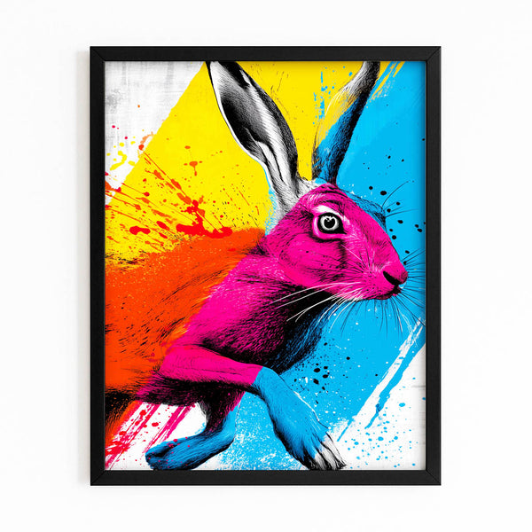 Pop Art Rabbit Wall Decor