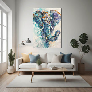 Soft Elephant Wall Art | MusaArtGallery™