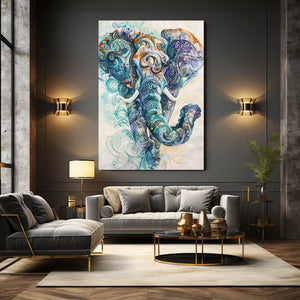 Soft Elephant Wall Art | MusaArtGallery™