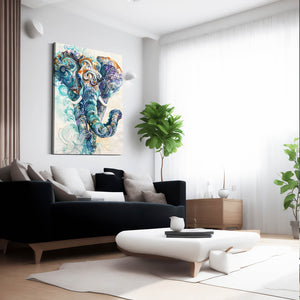 Soft Elephant Wall Art | MusaArtGallery™
