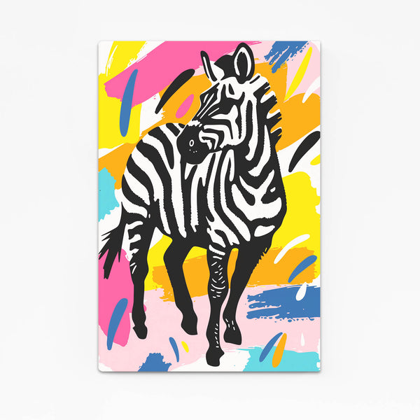 Pop Art Zebra Wall Art