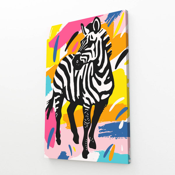 Pop Art Zebra Wall Art