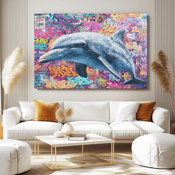 Pop Dolphin Art