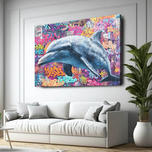 Pop Dolphin Art