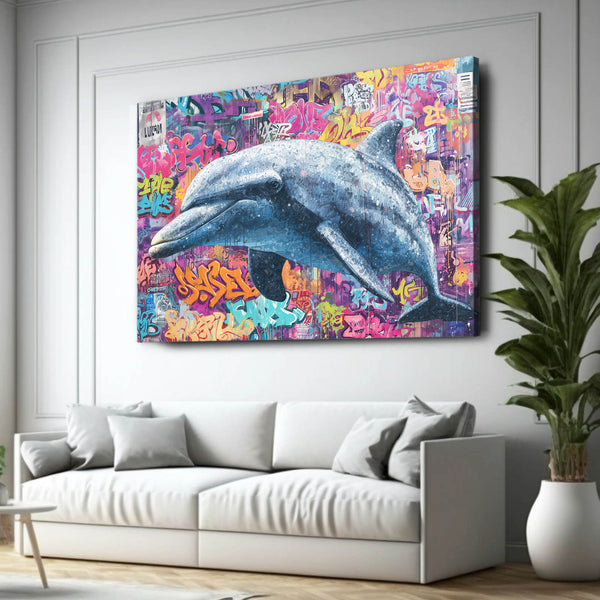 Pop Dolphin Art
