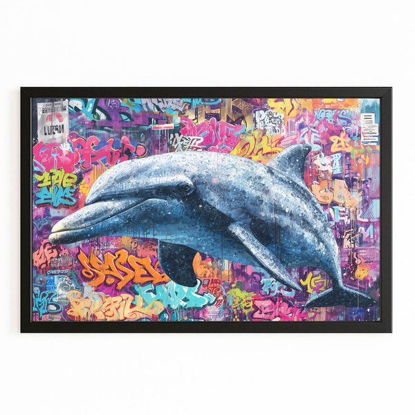 Pop Dolphin Art