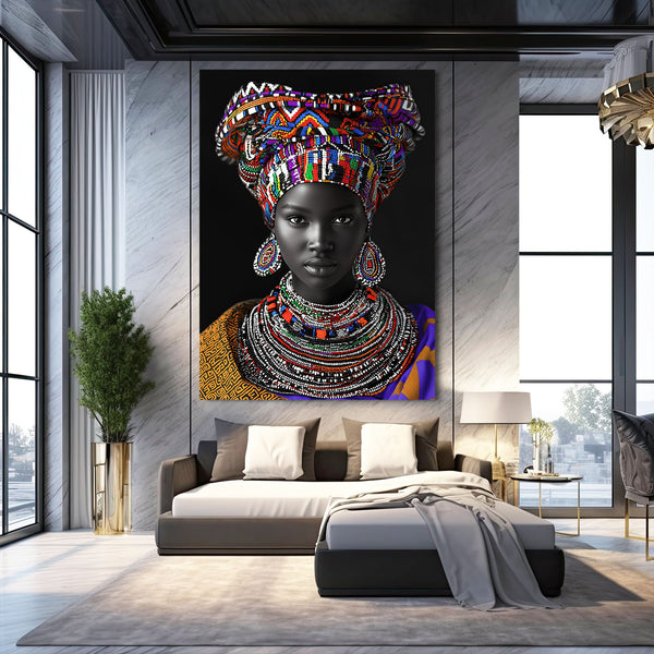 Portait African Wall Art Decor