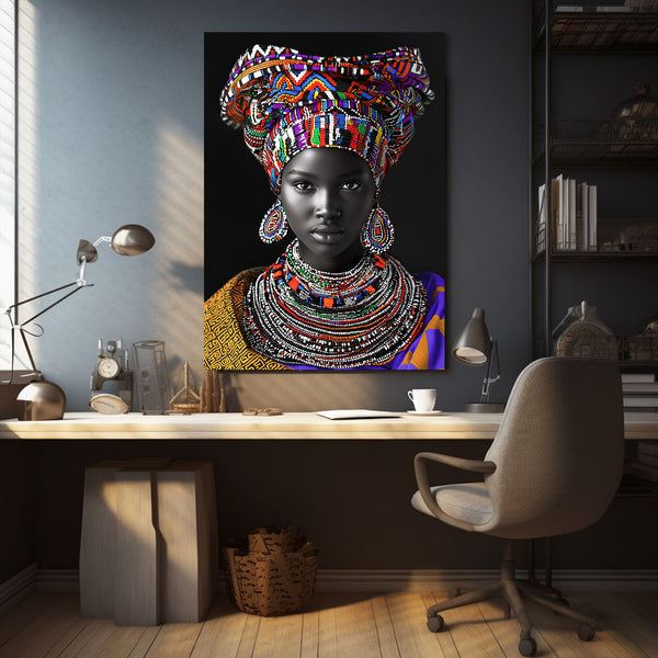 Portait African Wall Art Decor