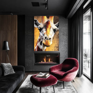 Portrait Giraffe Artwork