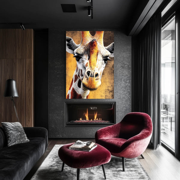 Portrait Giraffe Artwork