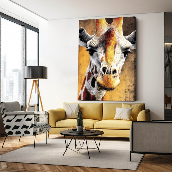 Portrait Giraffe Artwork