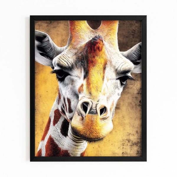 Portrait Giraffe Artwork