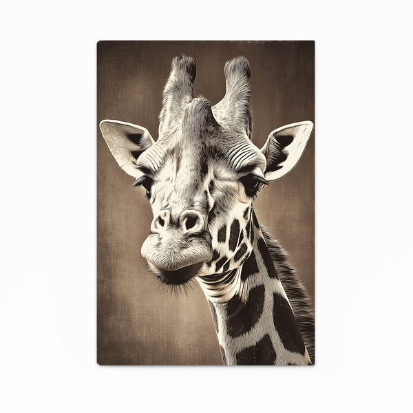 Portrait Giraffe Wall Art