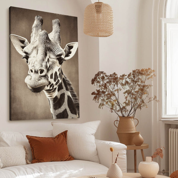 Portrait Giraffe Wall Art