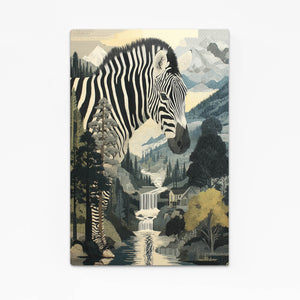 Portrait Zebra Canvas