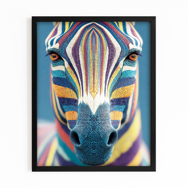 Portrait Zebra Wall Art