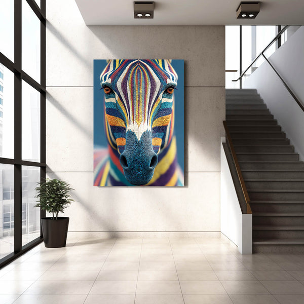 Portrait Zebra Wall Art