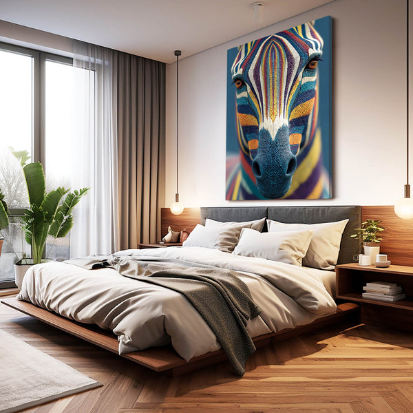 Portrait Zebra Wall Art