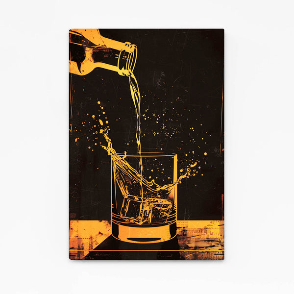 Pouring Whiskey Bar Art | MusaArtGallery™