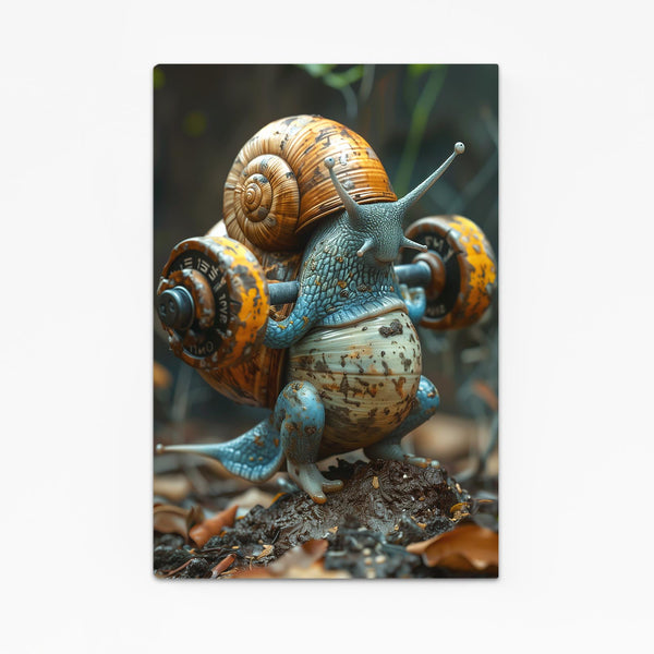 Power Snail Cool Wall Art | MusaArtGallery™