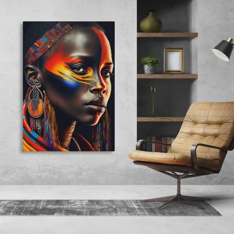 African American Woman Wall Art