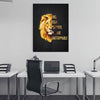 Lion Motivational Canvas