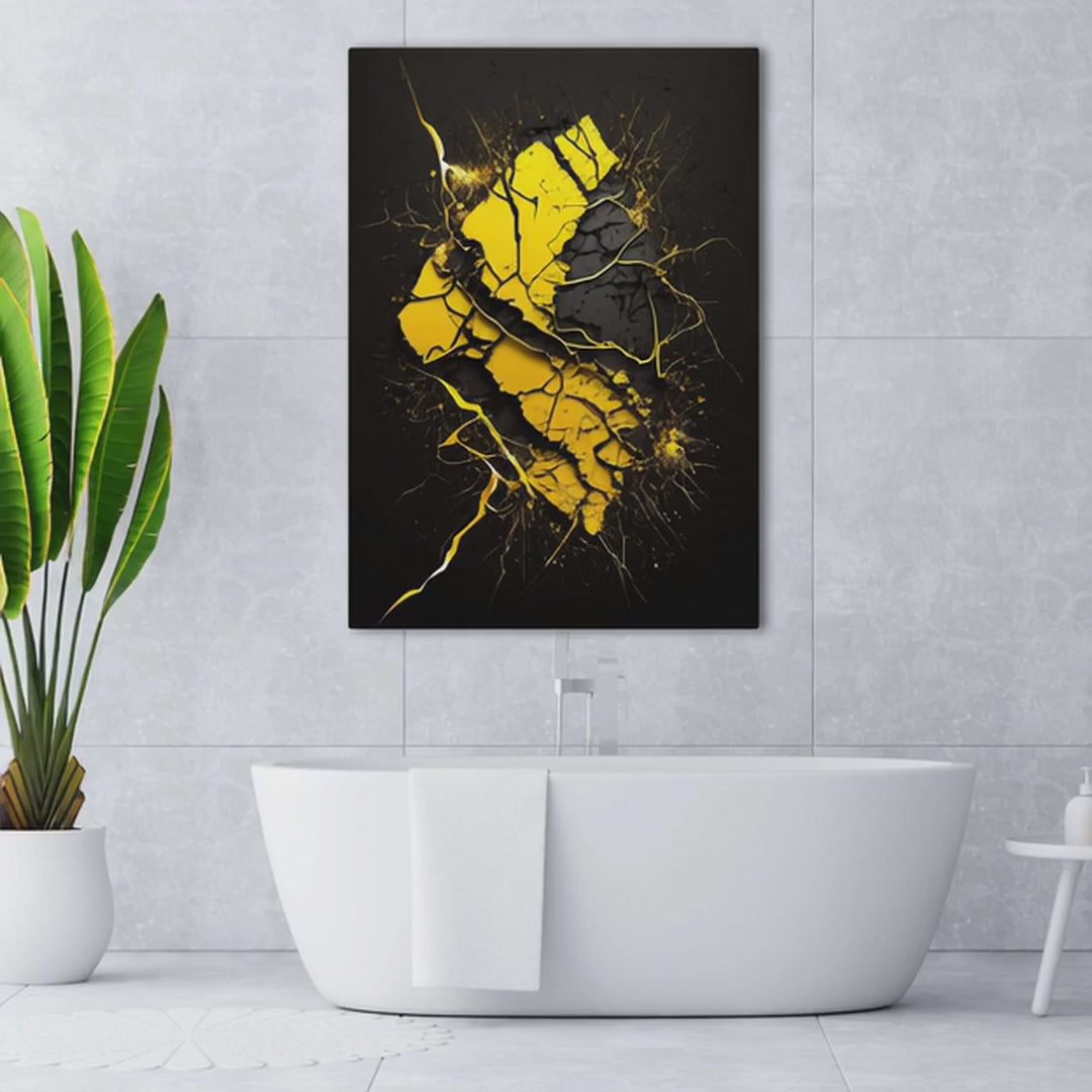 Mid-Century Modern Abstract Art Canvas