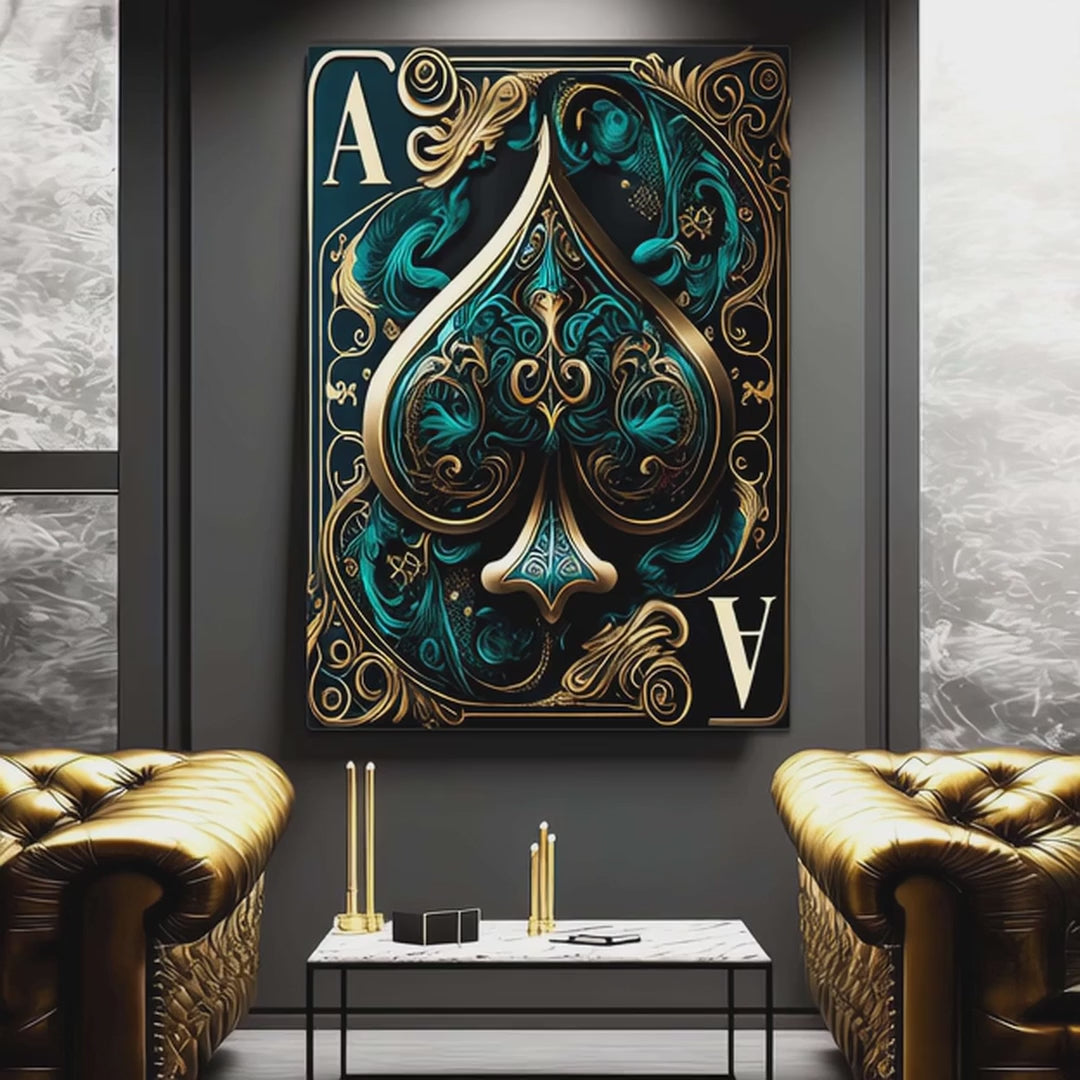 Ace of Spades Art Print