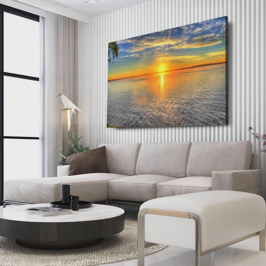 Beach Sunset Art