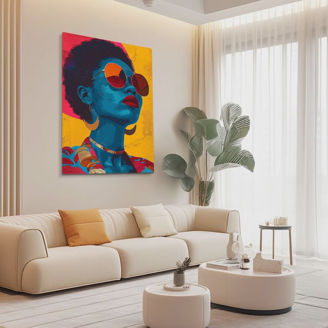 African Art Canvas for Bedroom