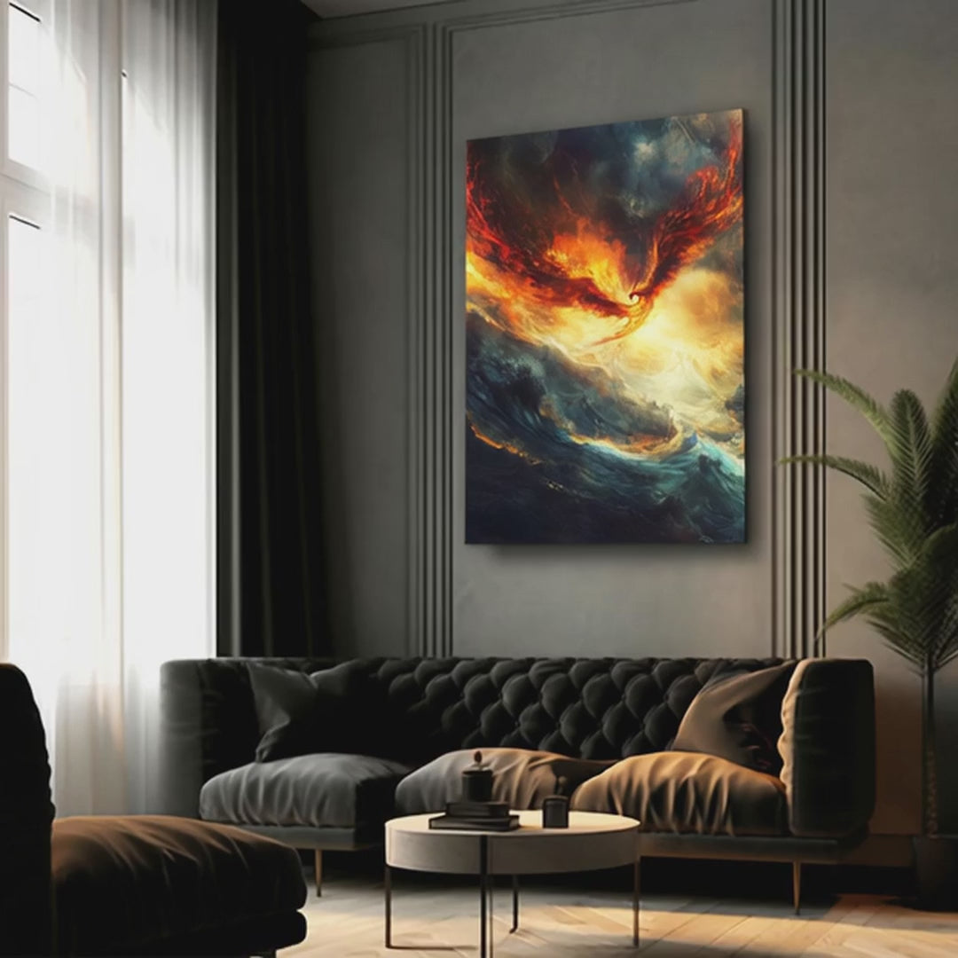 Phenix Abstract Canvas Art