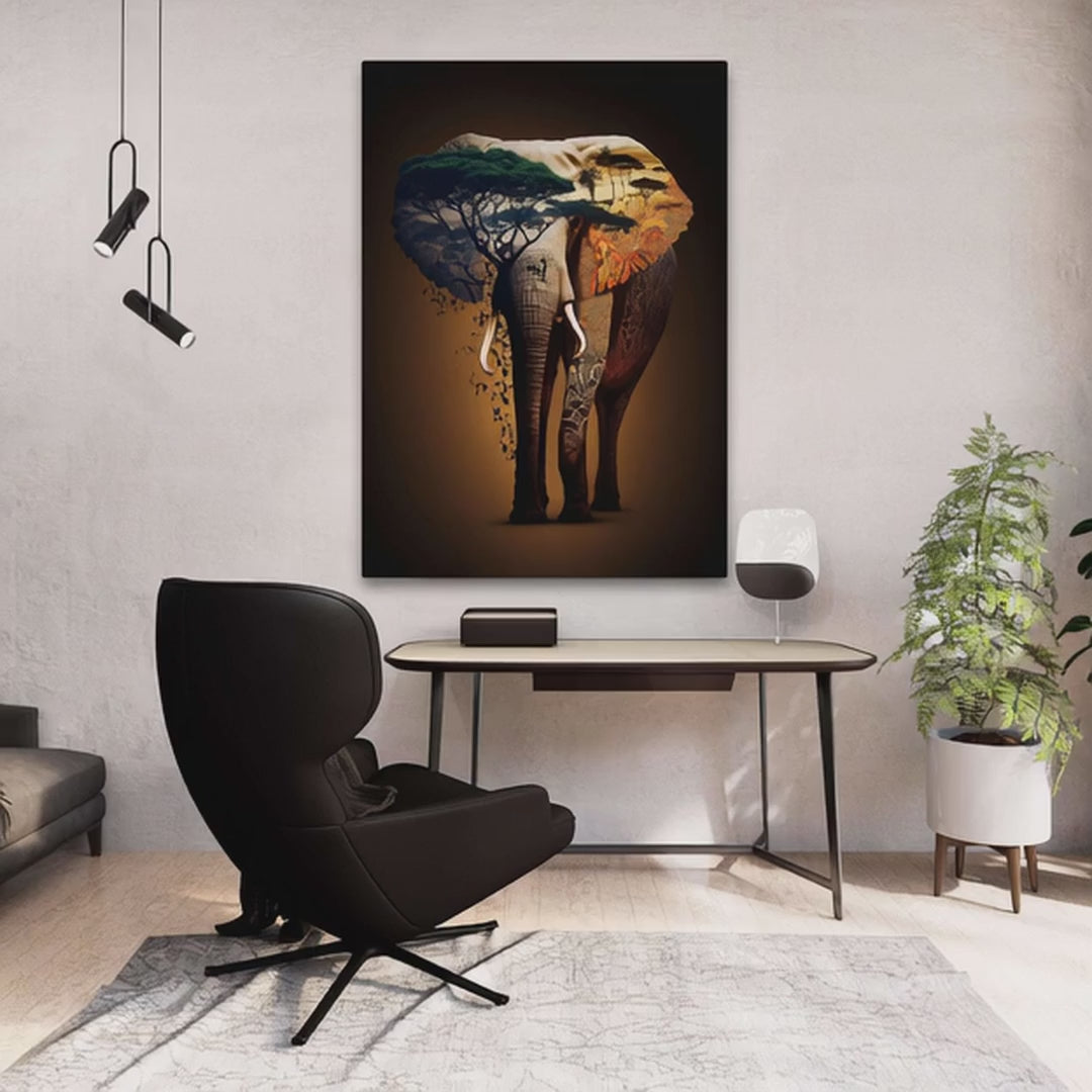 African Safari Canvas Wall Art