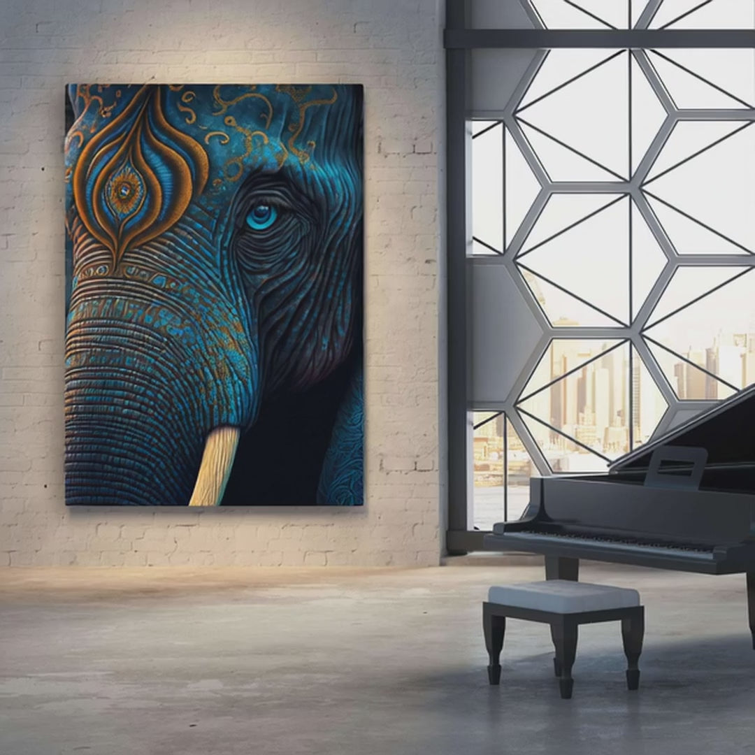 African Elephant Wall Art