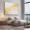 Yellow Gold Abstract Wall Art