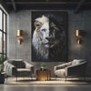 Dual Majesty Lion Wall Art