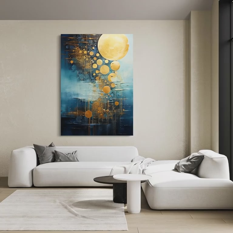 Abstract Circles Wall Art